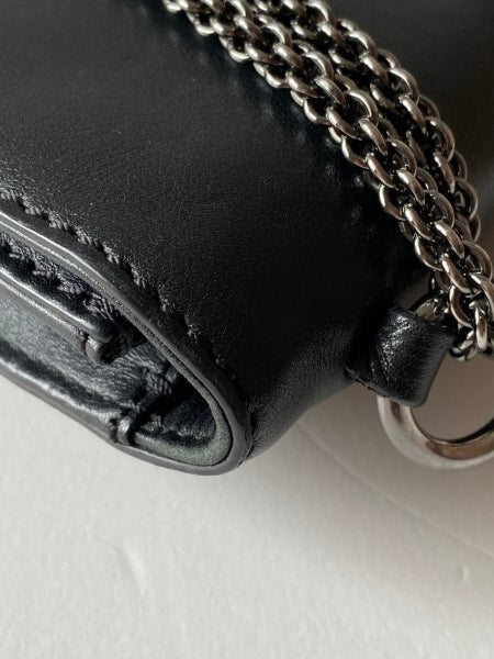 Valentino Black Rockstud Glam Lock Bag