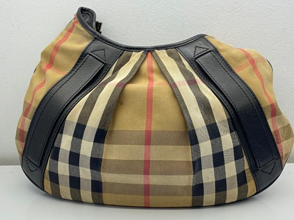 Burberry Black House Check Hobo Bag