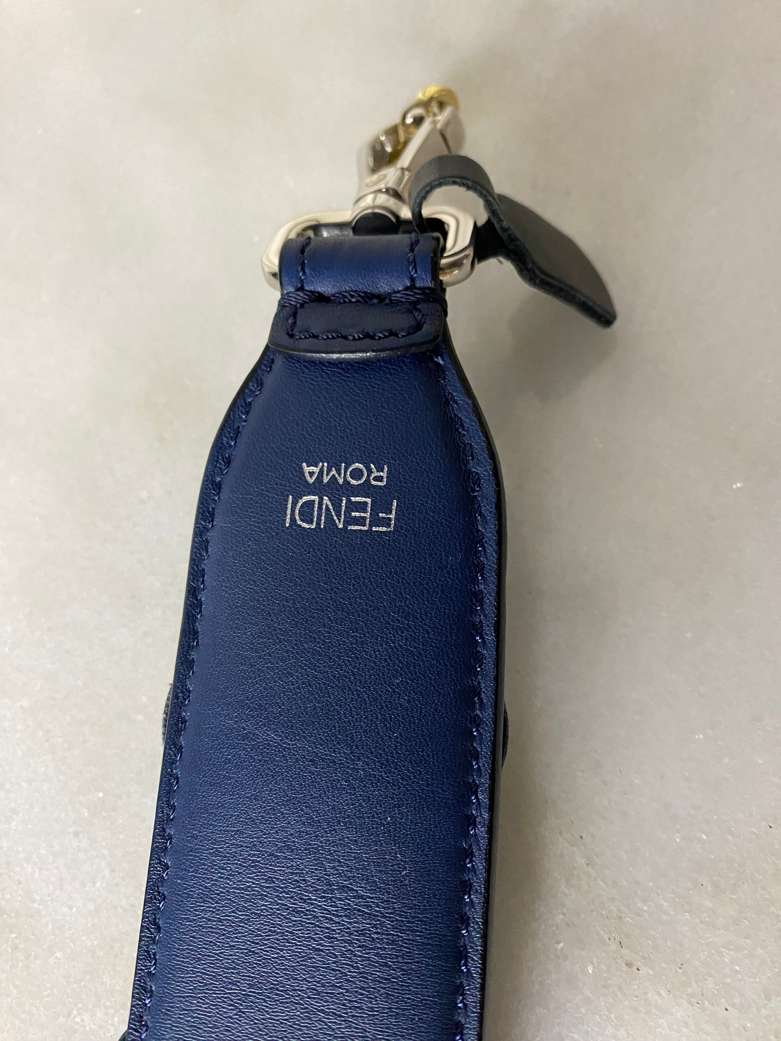 Fendi Blue Flower Strap