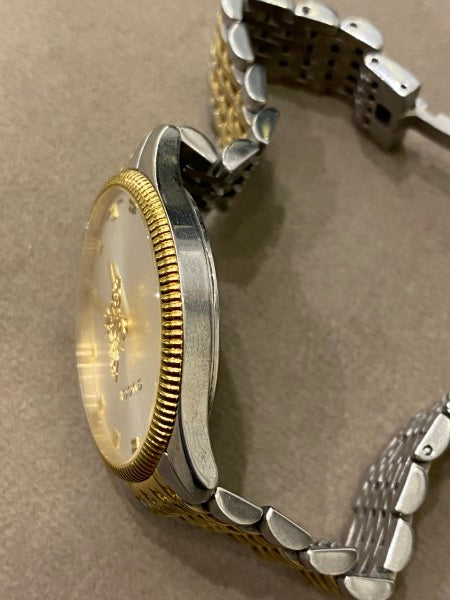 Gucci Stainless Steel Yellow Gold G-Timeless Bee 36mm Watch