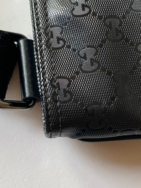 Gucci Black GG Crossbody Bag