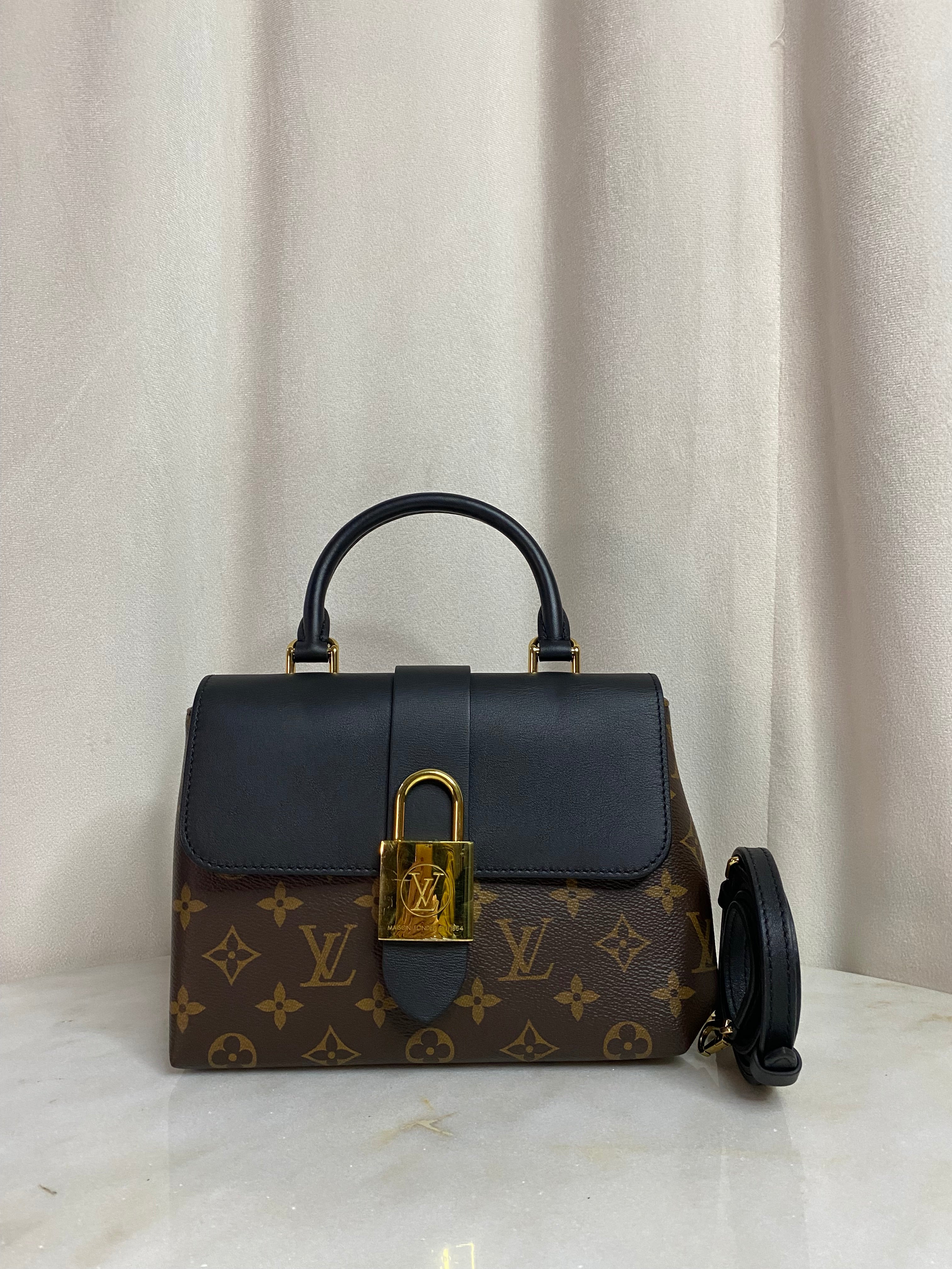 Louis Vuitton Monogram Black Locky BB Bag