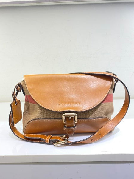 Burberry Camel House Check Bag