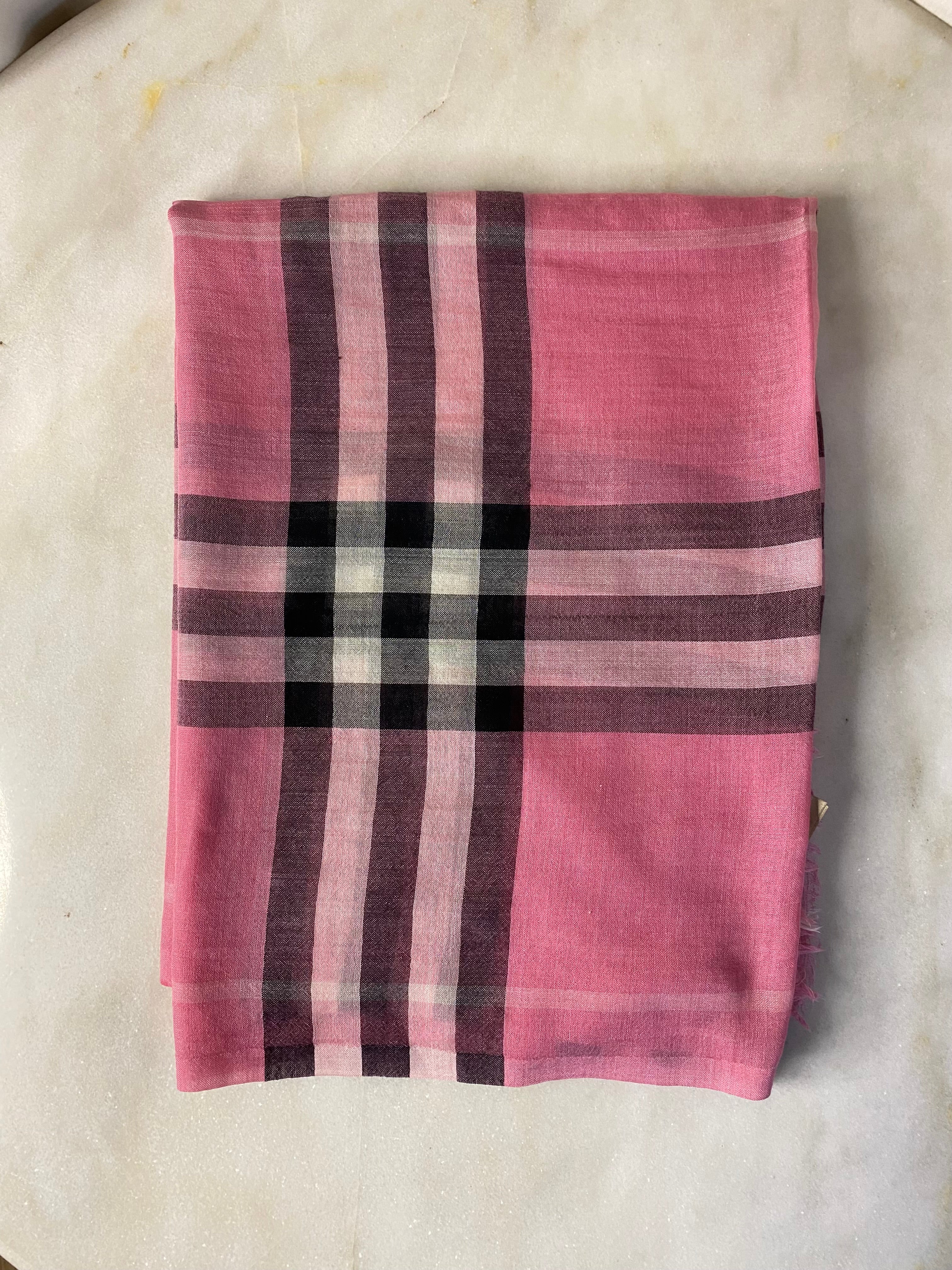 Burberry Trciolor Long Scarf