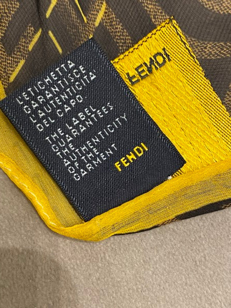 Fendi Bicolor FF Rectangular Scarf