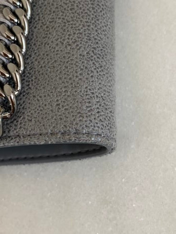 Stella Mccartney Grey Continental Falabella Small Wallet