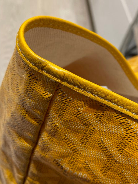 Goyard Yellow Goyardine Saint Louis GM Bag