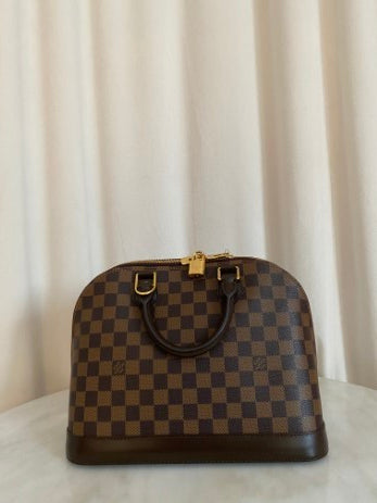 Louis Vuitton Damier Ebene Alma PM Bag