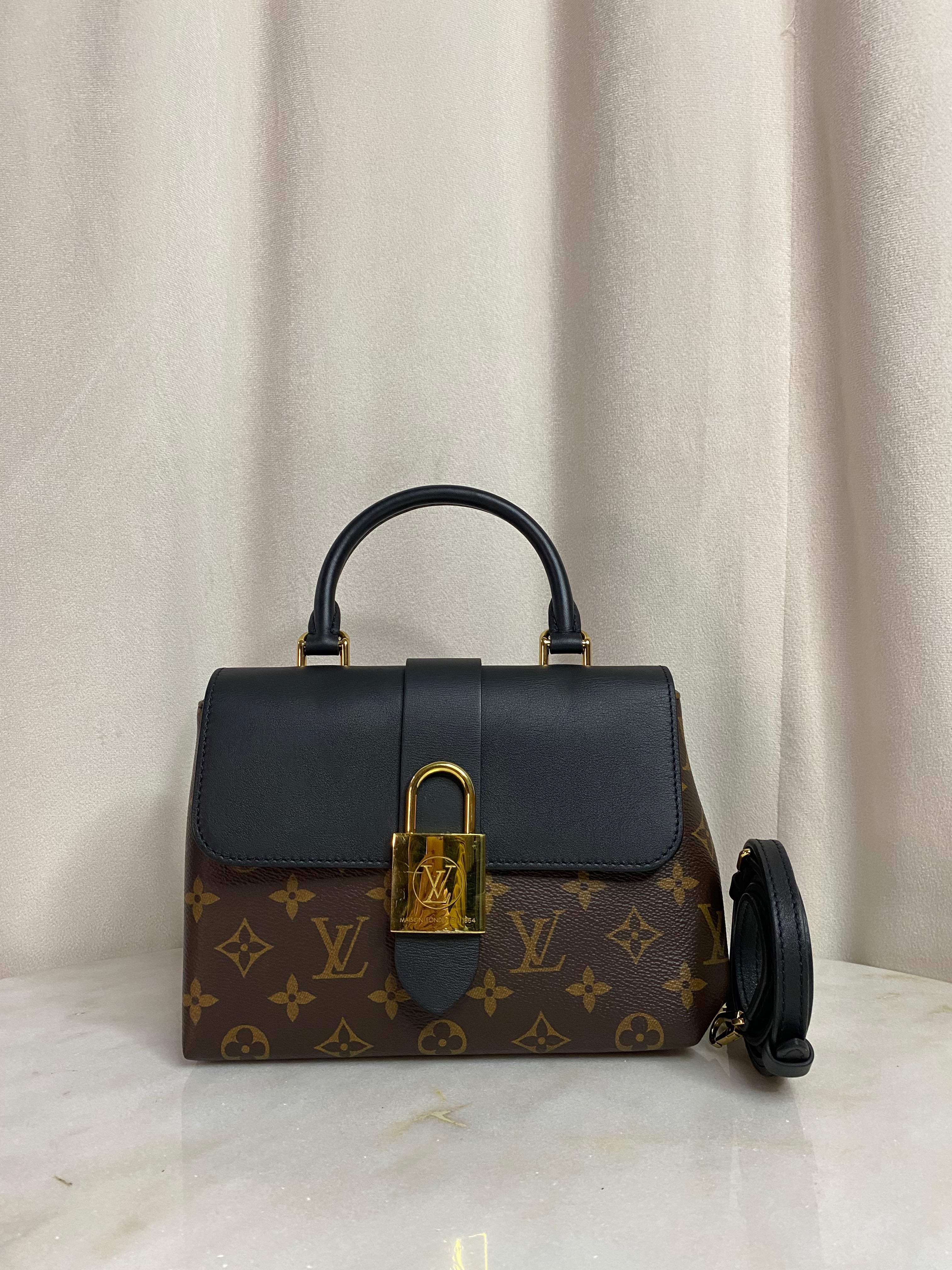 Louis Vuitton Monogram Black Locky BB Bag