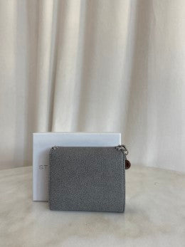 Stella Mccartney Grey Continental Falabella Small Wallet