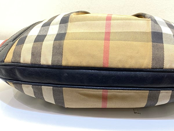 Burberry Black House Check Hobo Bag