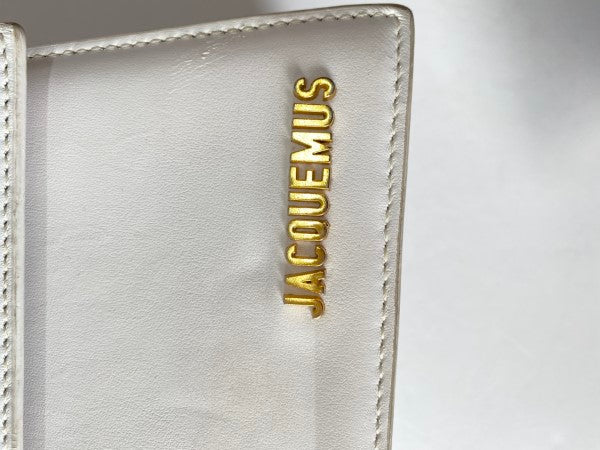 Jacquemus White Top Handle Bag