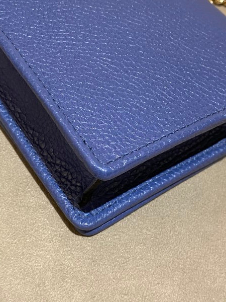 Gucci Dark Blue Disco Soho Wallet On Chain