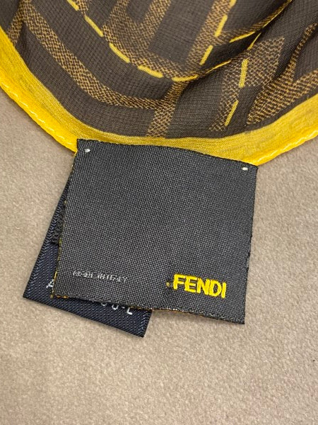 Fendi Bicolor FF Rectangular Scarf