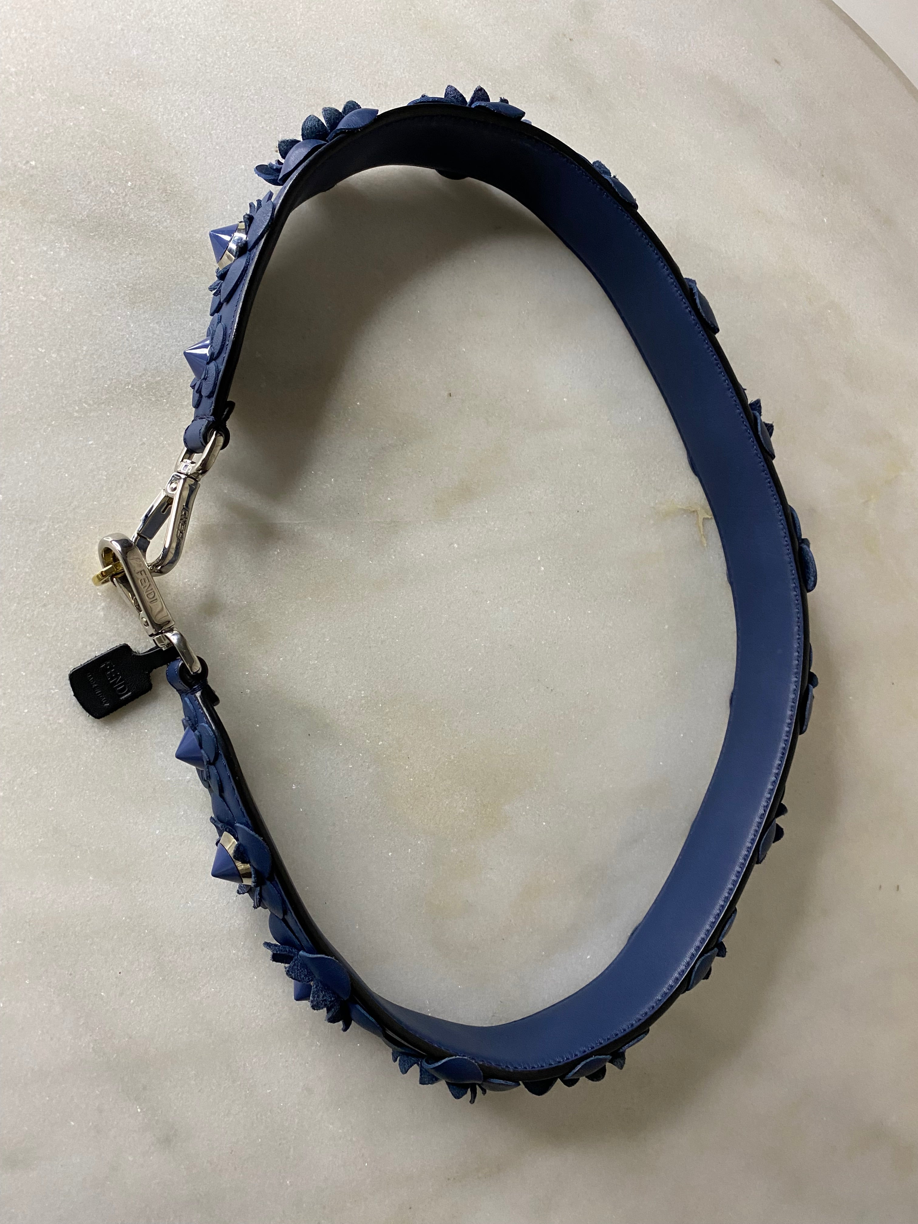 Fendi Blue Flower Strap