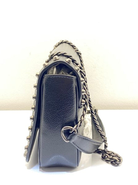 Prada Black Flap Studded Bag