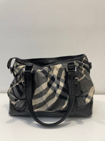 Burberry Bicolor Check Shoulder Bag