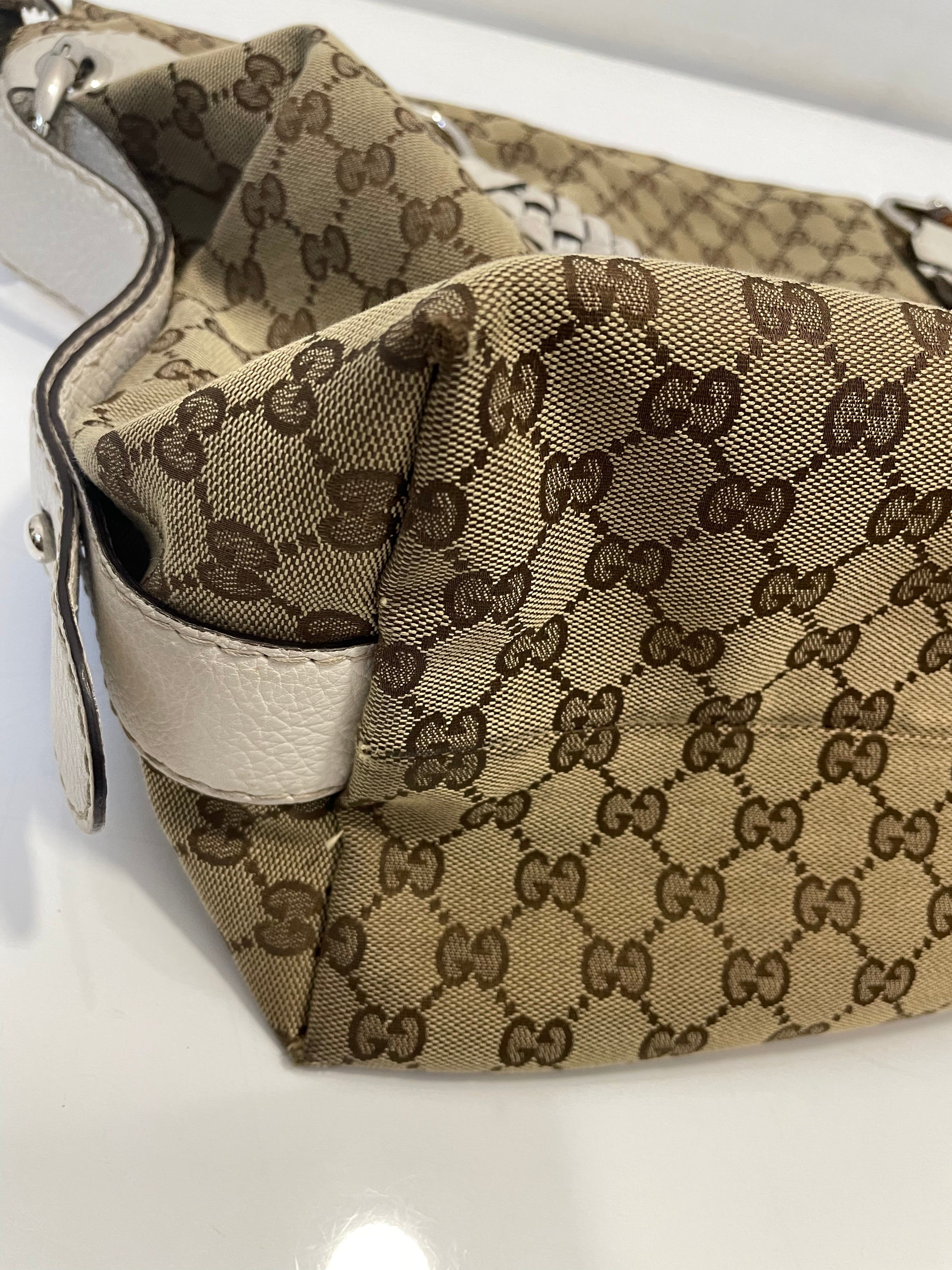 Gucci Bicolor GG Shoulder Bag