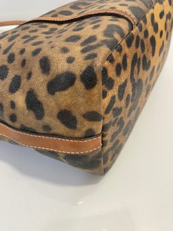 Dolce & Gabbana Bicolor Leopard Tote Bag