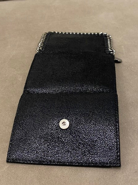 Stella Mccartney Black Compact Wallet