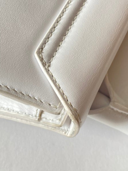 Jacquemus White Top Handle Bag