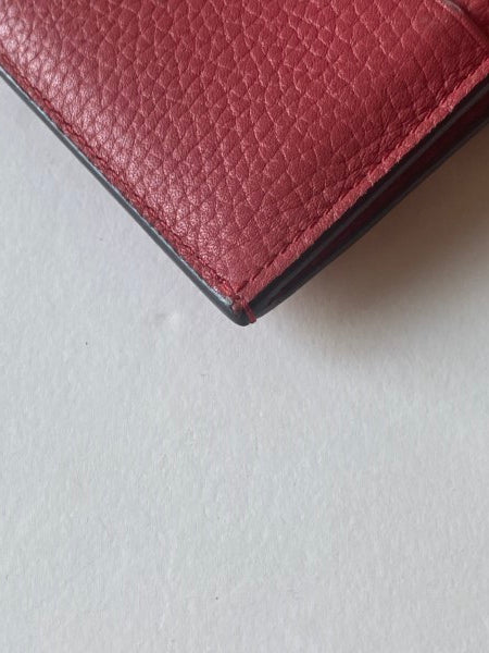 Valentino Red Studded Rockstud Wallet