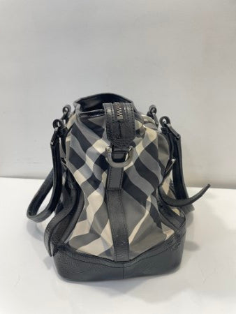 Burberry Bicolor Check Shoulder Bag