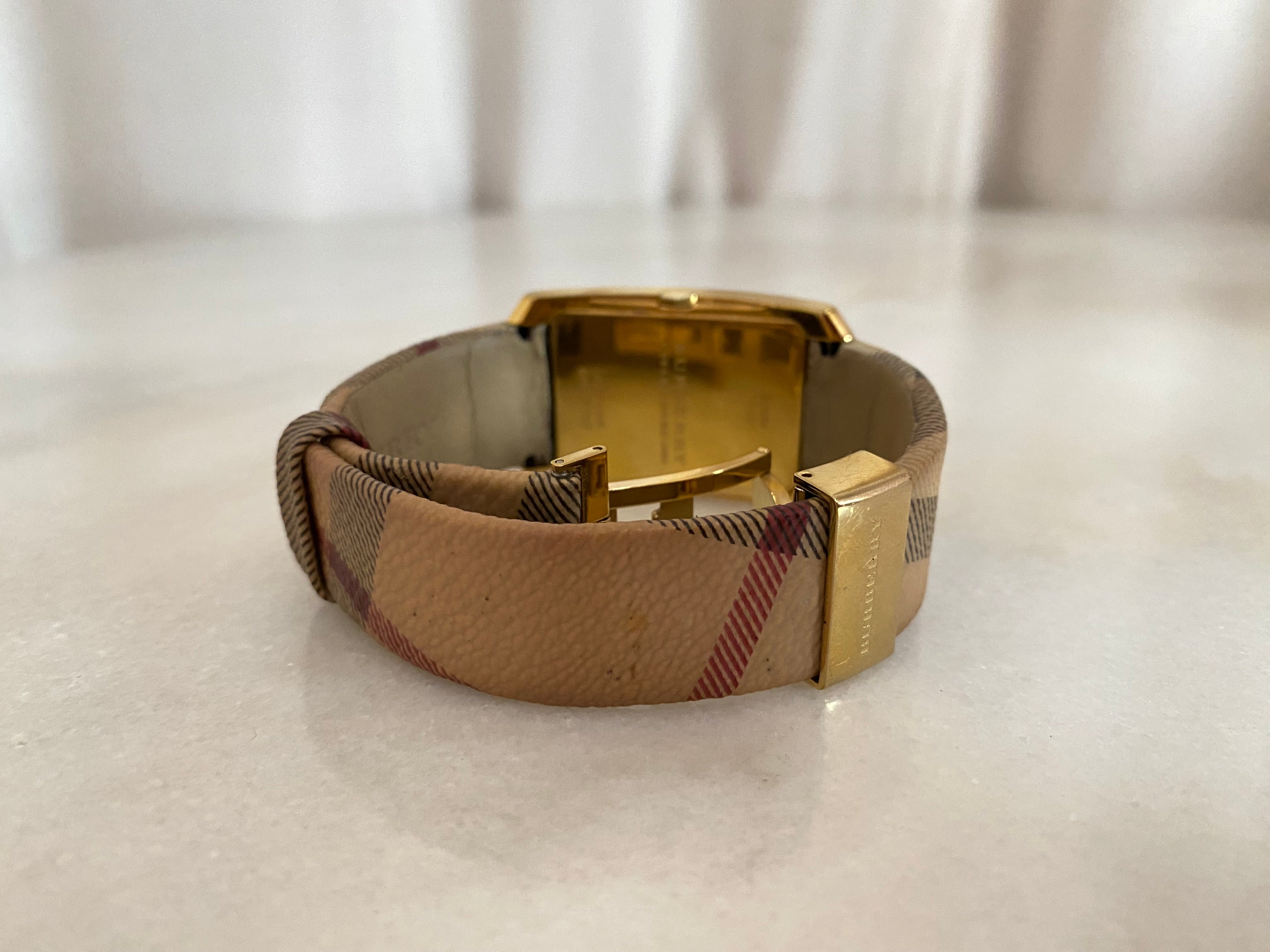 Burberry Gold House Check Watch