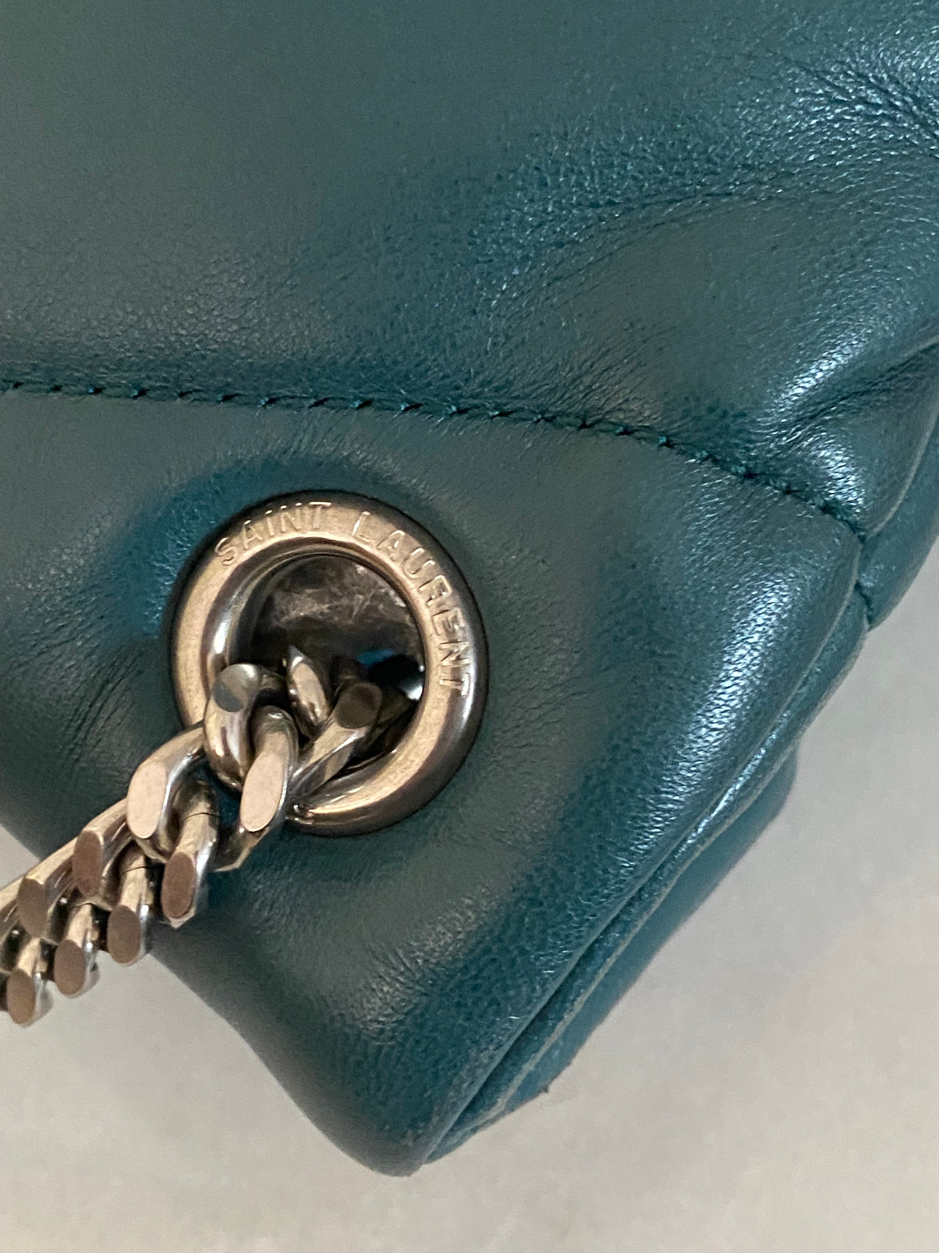 YSL Green Puffer Small Bag