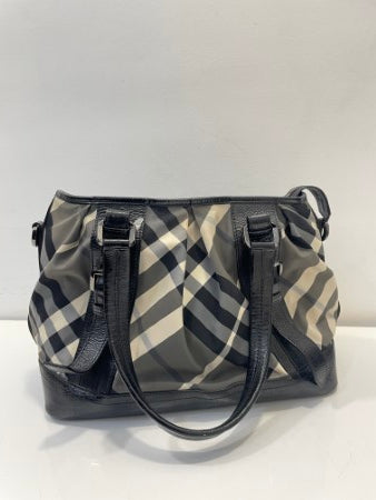 Burberry Bicolor Check Shoulder Bag