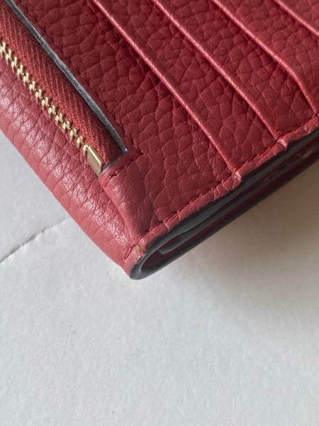 Valentino Red Studded Rockstud Wallet