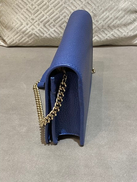 Gucci Dark Blue Disco Soho Wallet On Chain