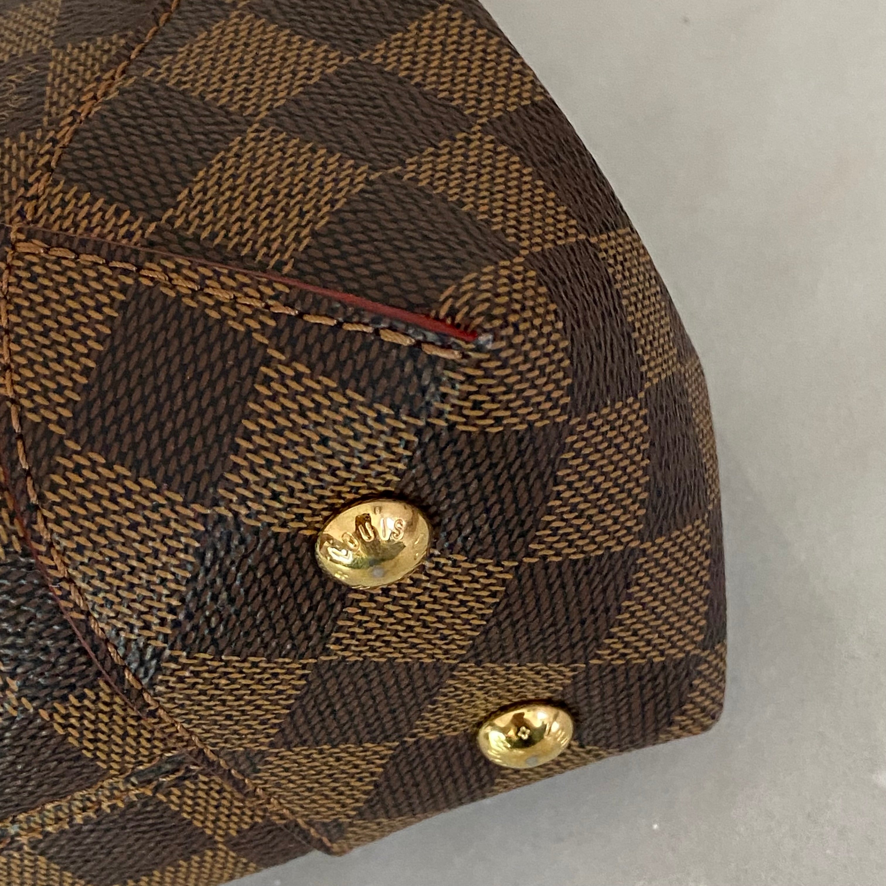 Louis Vuitton Damier Ebene Ballerine Caissa Chain Shoulder Bag