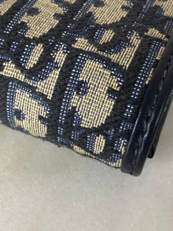 Christian Dior Blue Bobby East West Pouch