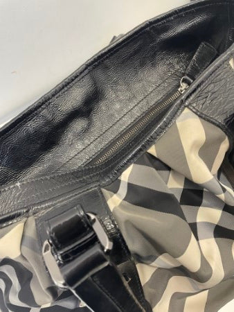 Burberry Bicolor Check Shoulder Bag