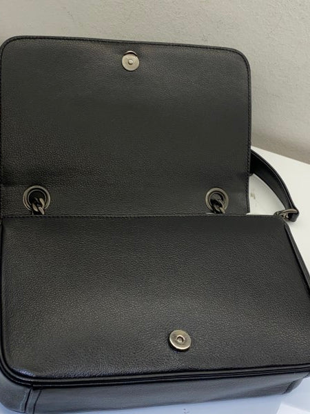 Prada Black Flap Studded Bag