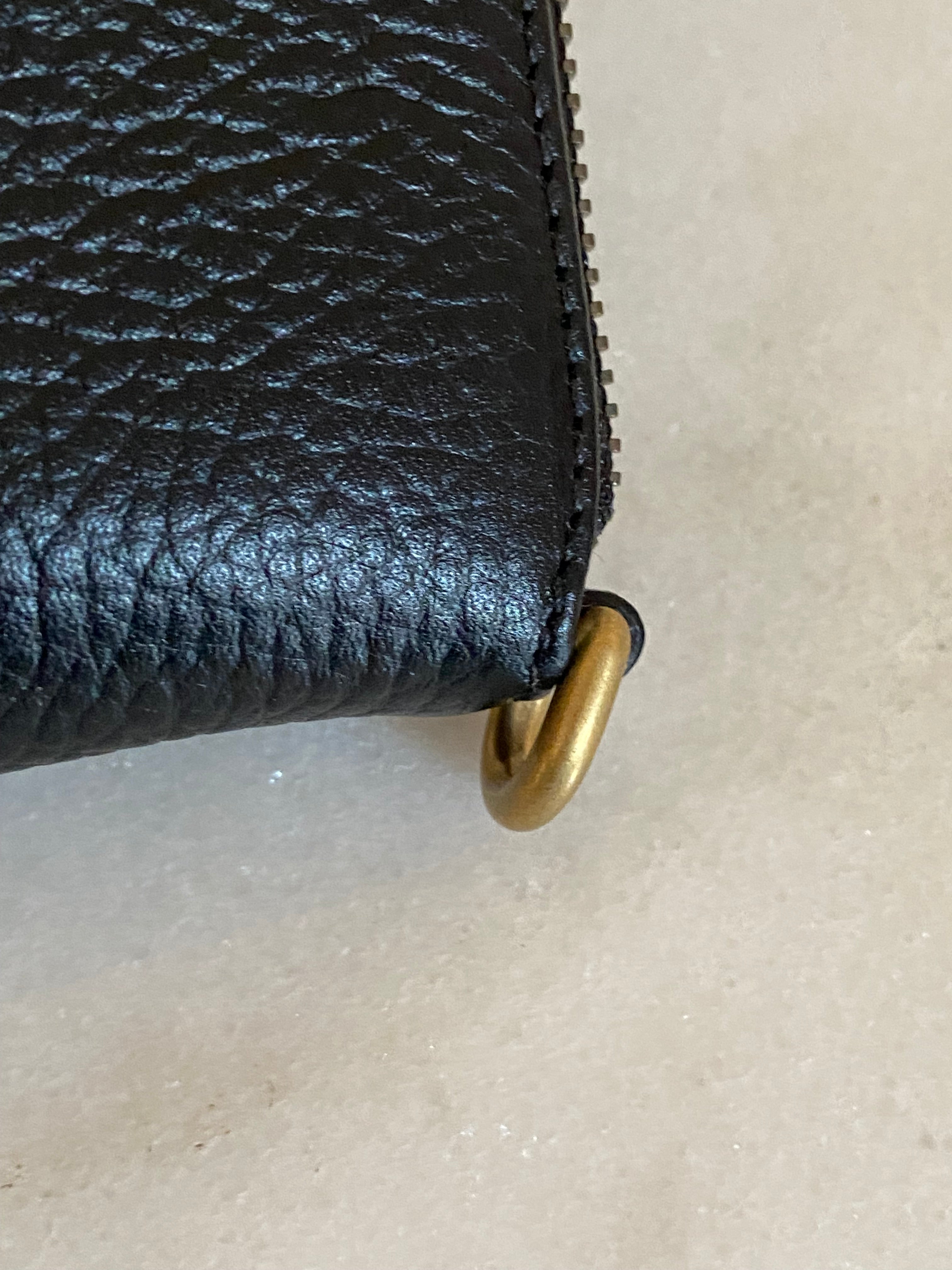 Gucci Black GG Zip Crossbody Bag