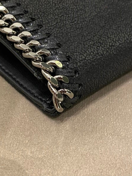 Stella Mccartney Black Compact Wallet