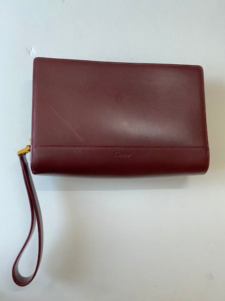 Cartier Dark Red Clutch