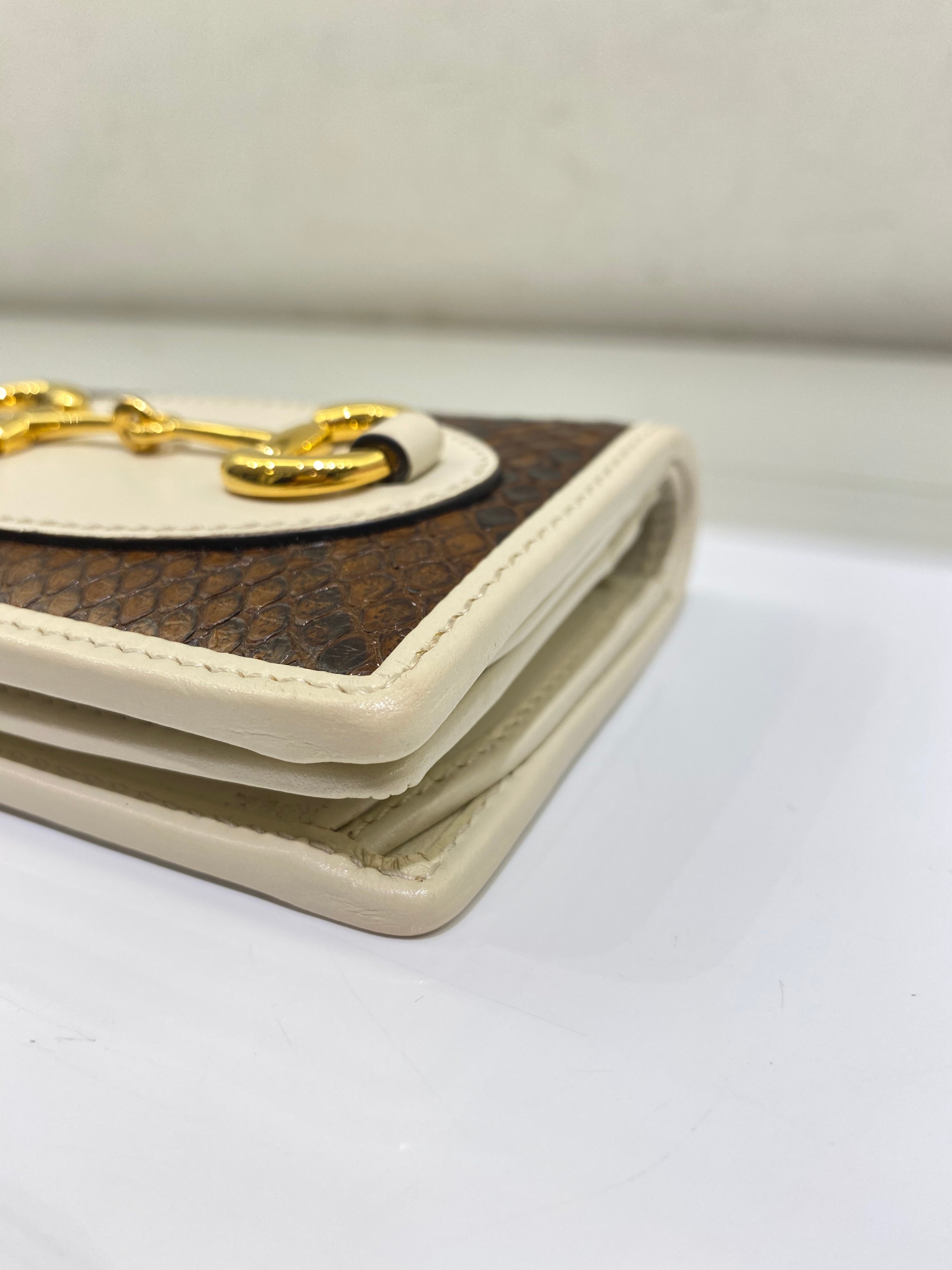 Gucci Bicolor Horsebit Small Wallet