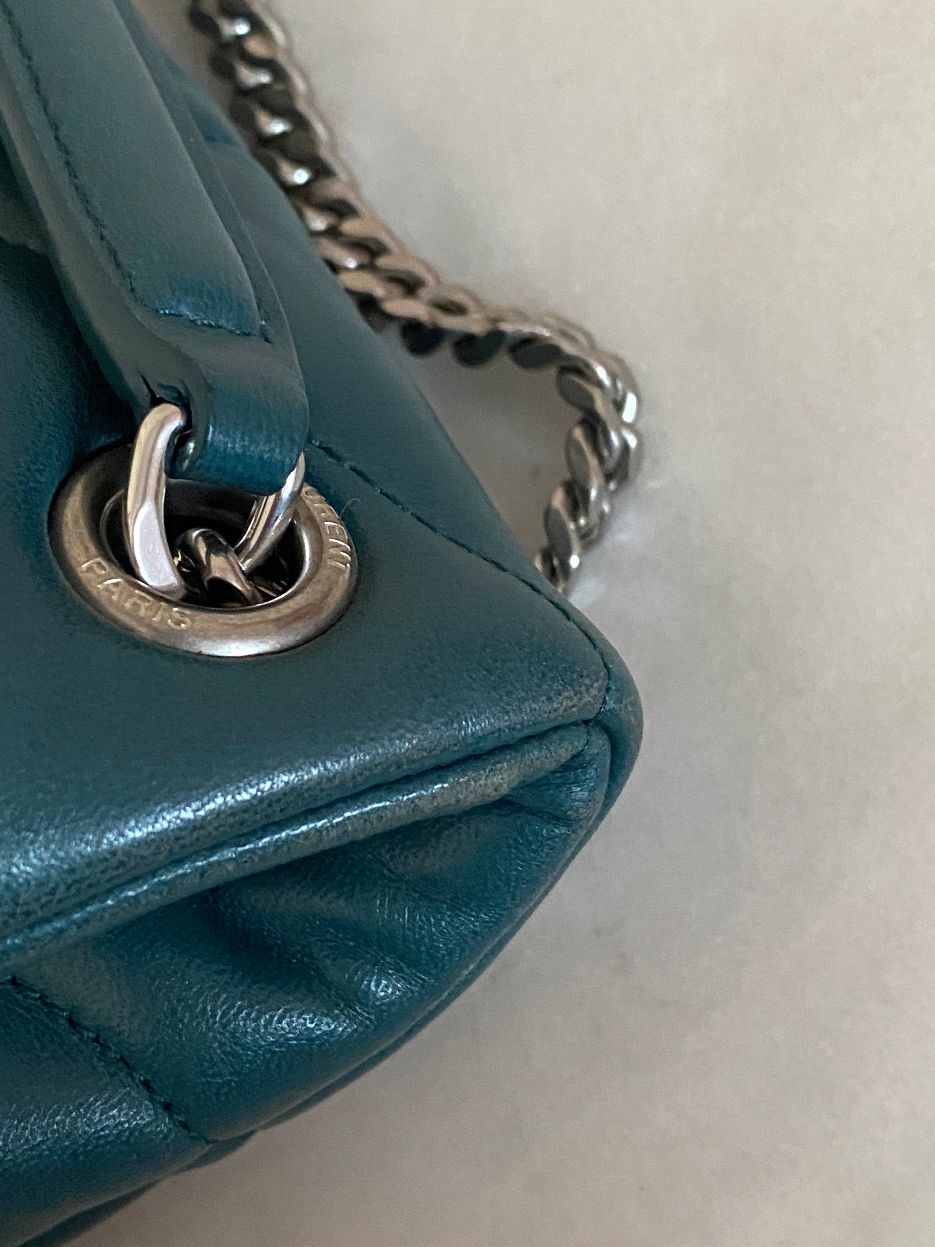 YSL Green Puffer Small Bag