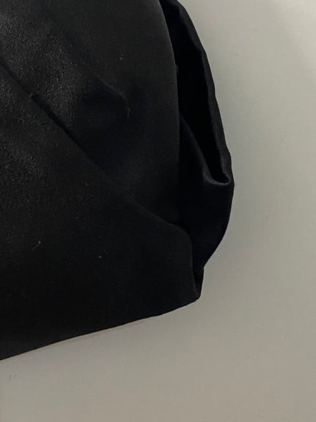 Prada Black Satin Clutch