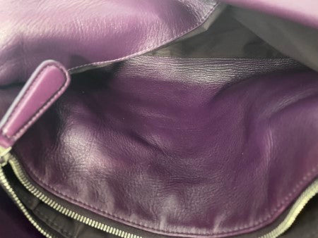 Christian Dior Purple Granville Tote Bag