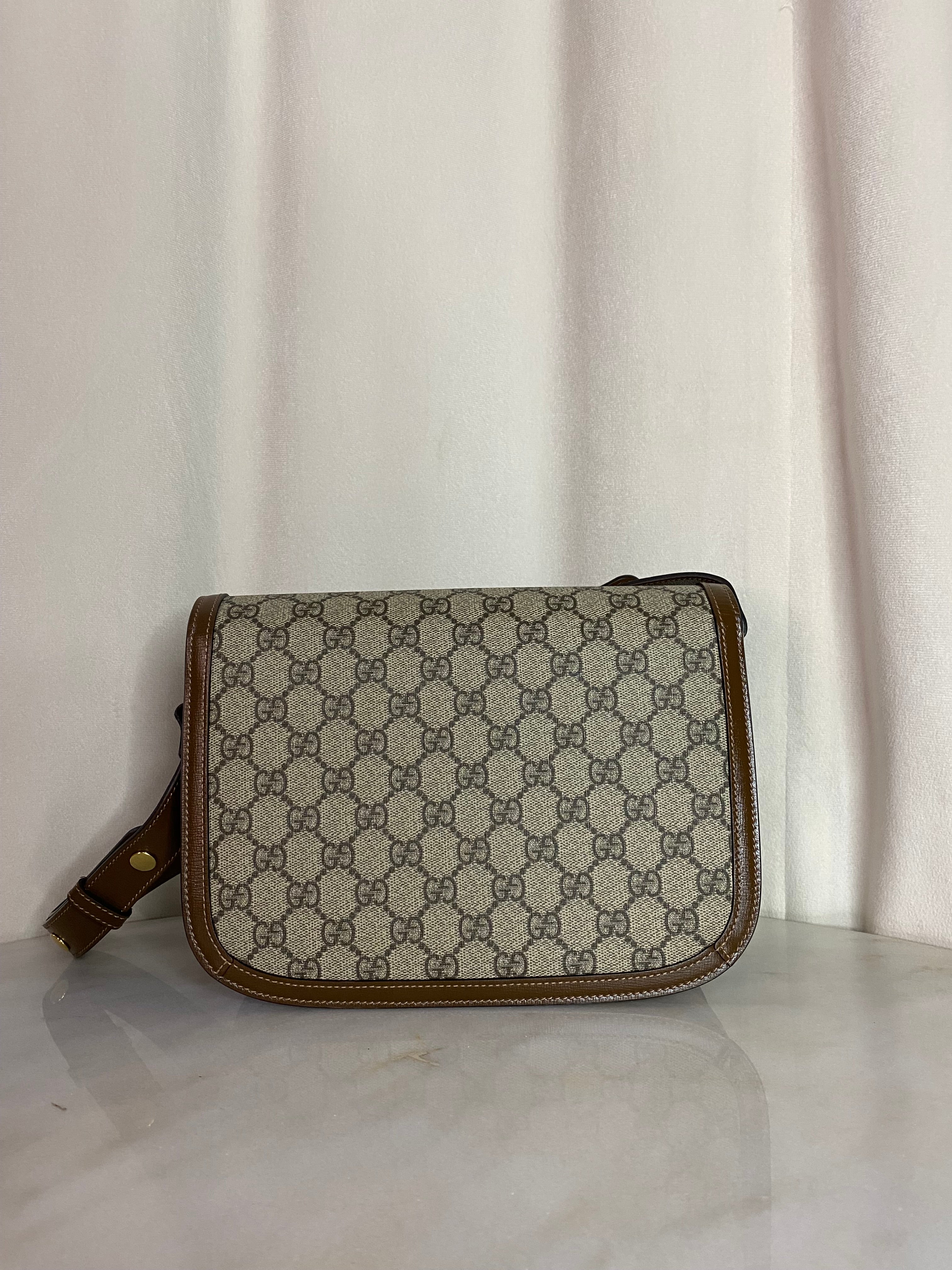 Gucci Brown Horsebit 1955 Shoulder Bag