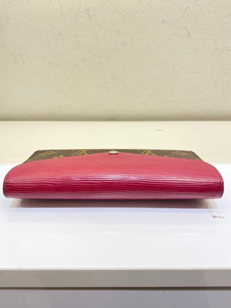 Louis Vuitton Monogram Red Marie-Lou Long Wallet