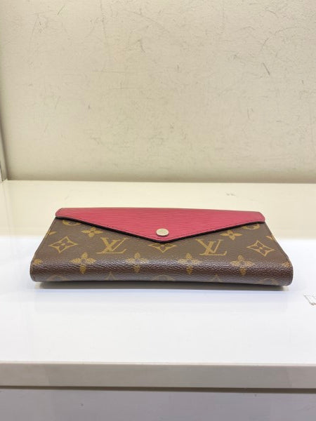 Louis Vuitton Monogram Red Marie-Lou Long Wallet