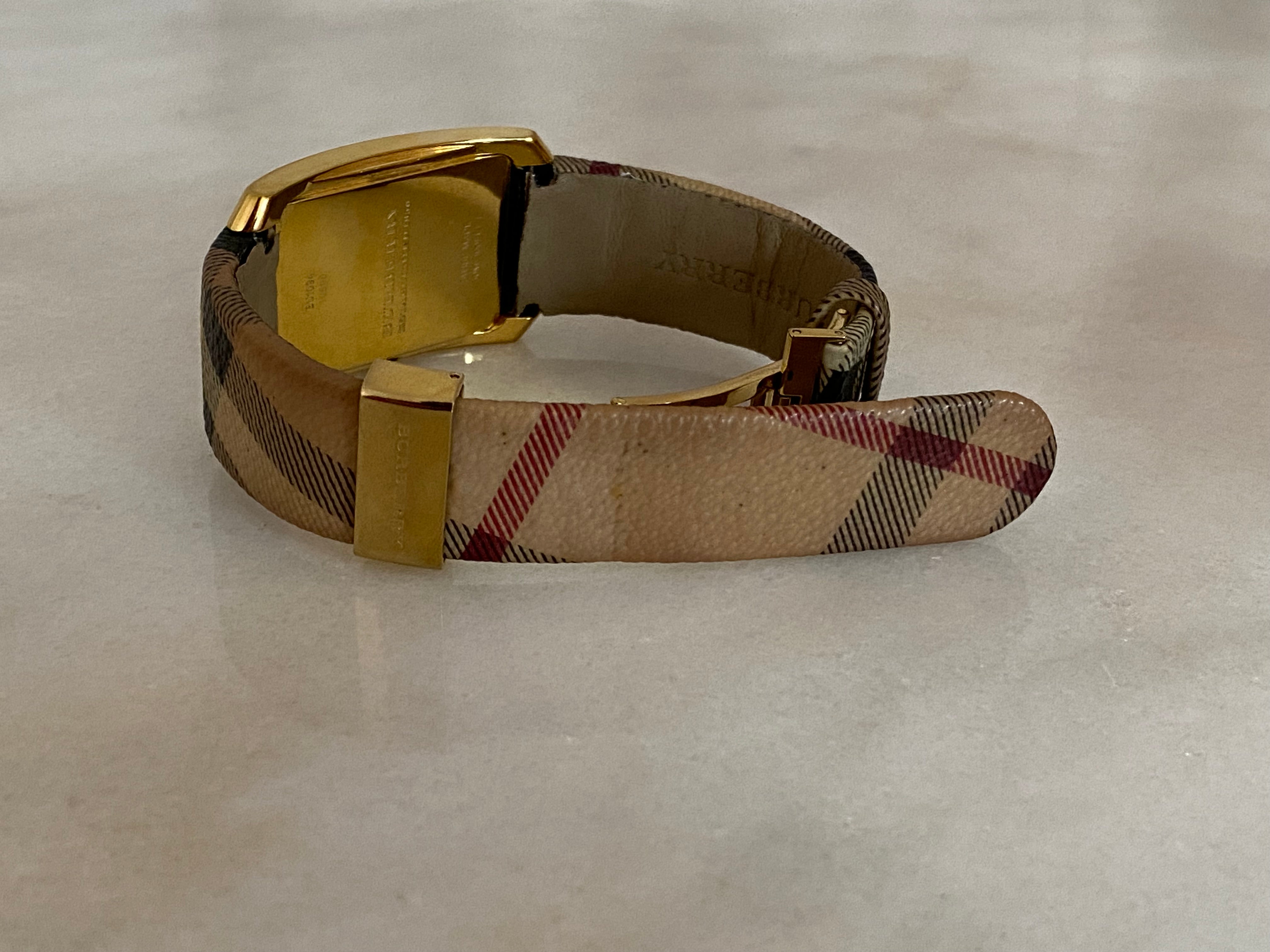 Burberry Gold House Check Watch