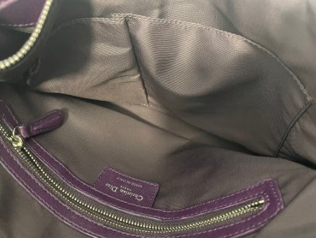 Christian Dior Purple Granville Tote Bag