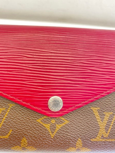 Louis Vuitton Monogram Red Marie-Lou Long Wallet