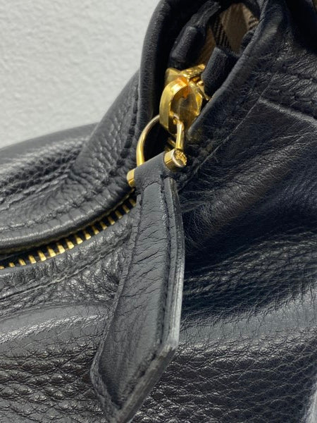 Burberry Black Hobo Large Bag